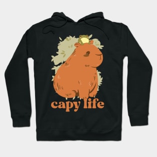 Capy Life - Capybara Mom | Cottagecore Style Hoodie